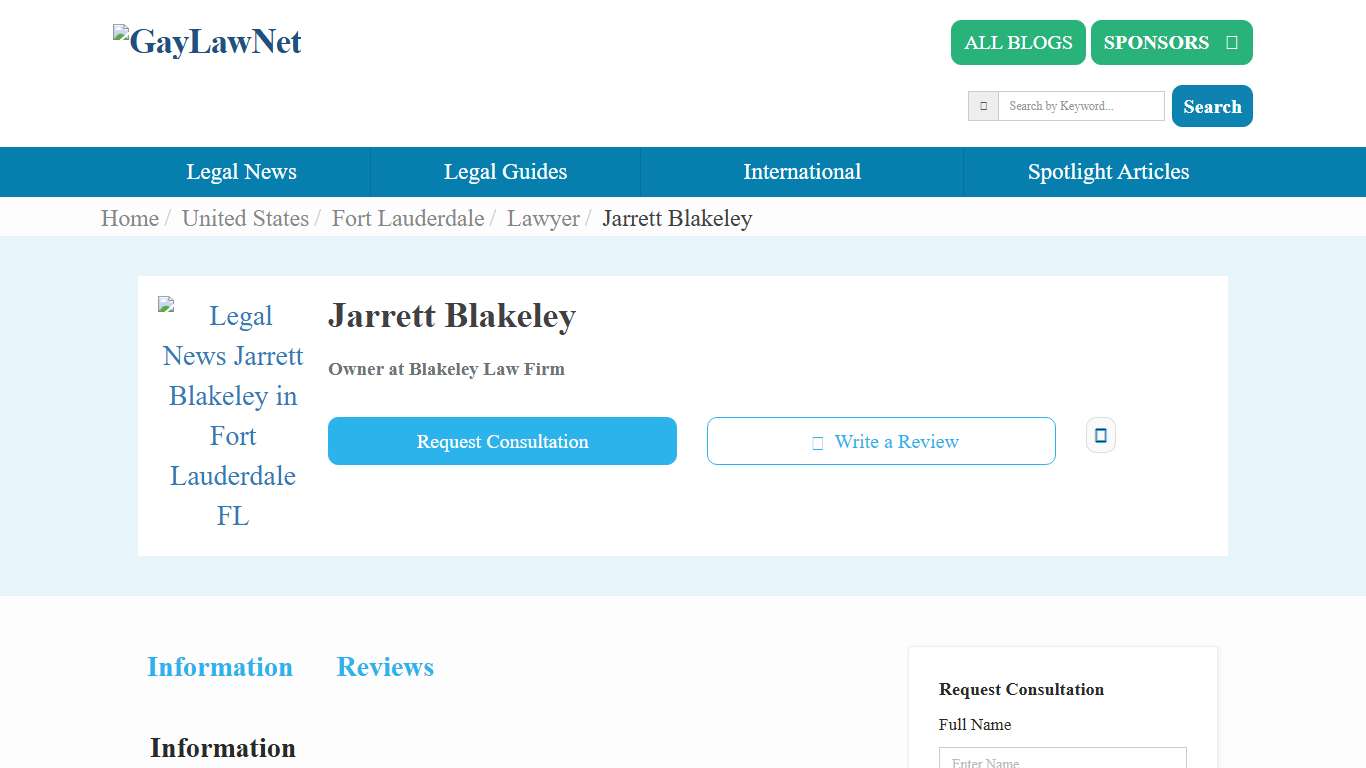 Jarrett Blakeley - Lawyer - News